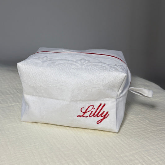 Vintage Tablecloth Makeup Bag